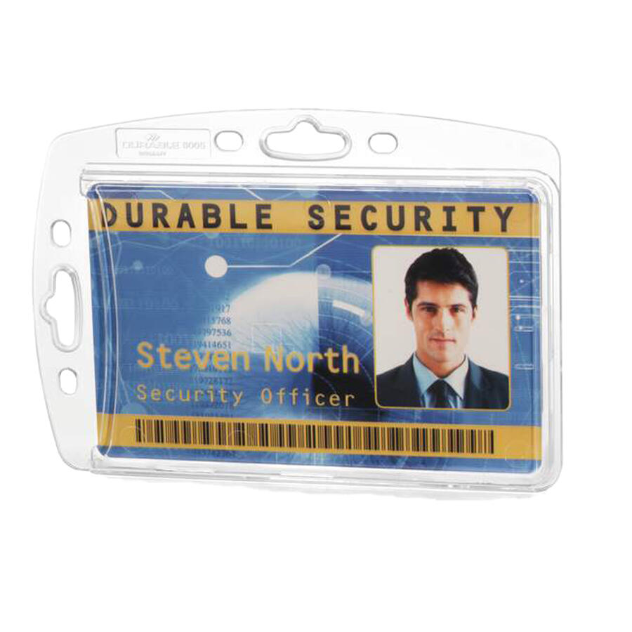 Portabadge Rigido 5,4x8,5 cm DURABLE - conf. 10 pz