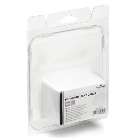 Tessera Bianca formato IDCARD per stampante Duracard ID300 DURABLE - conf. 100 pz
