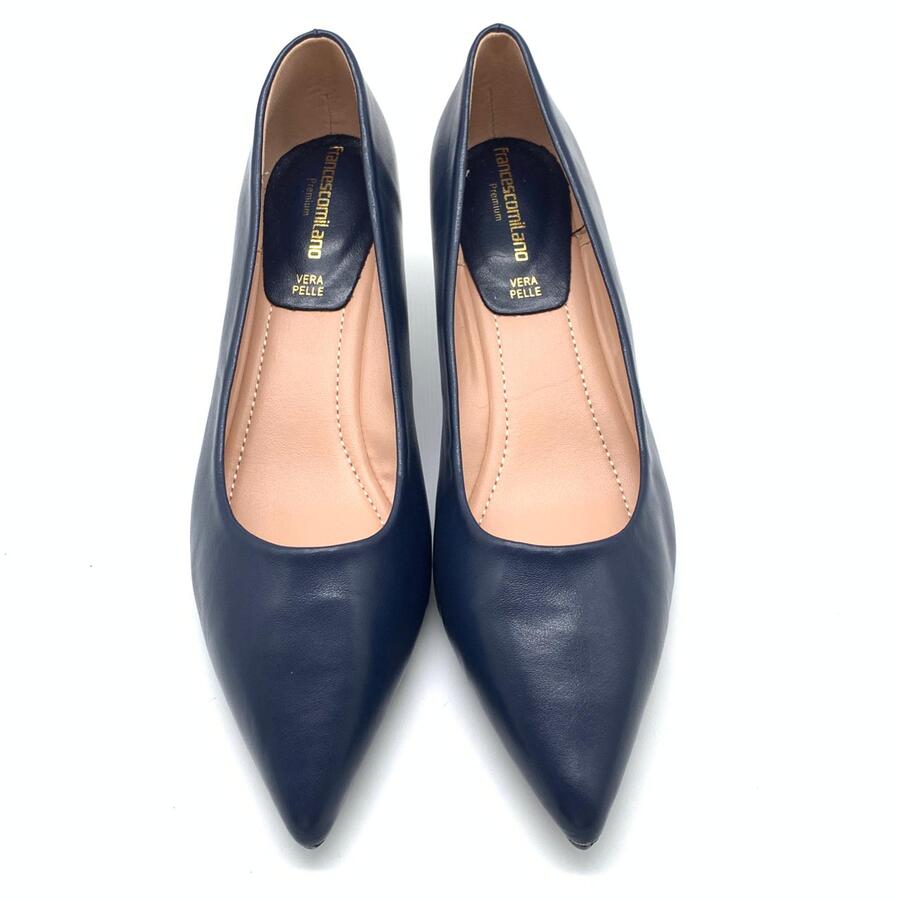 Francesco Milano decolletè blu navy