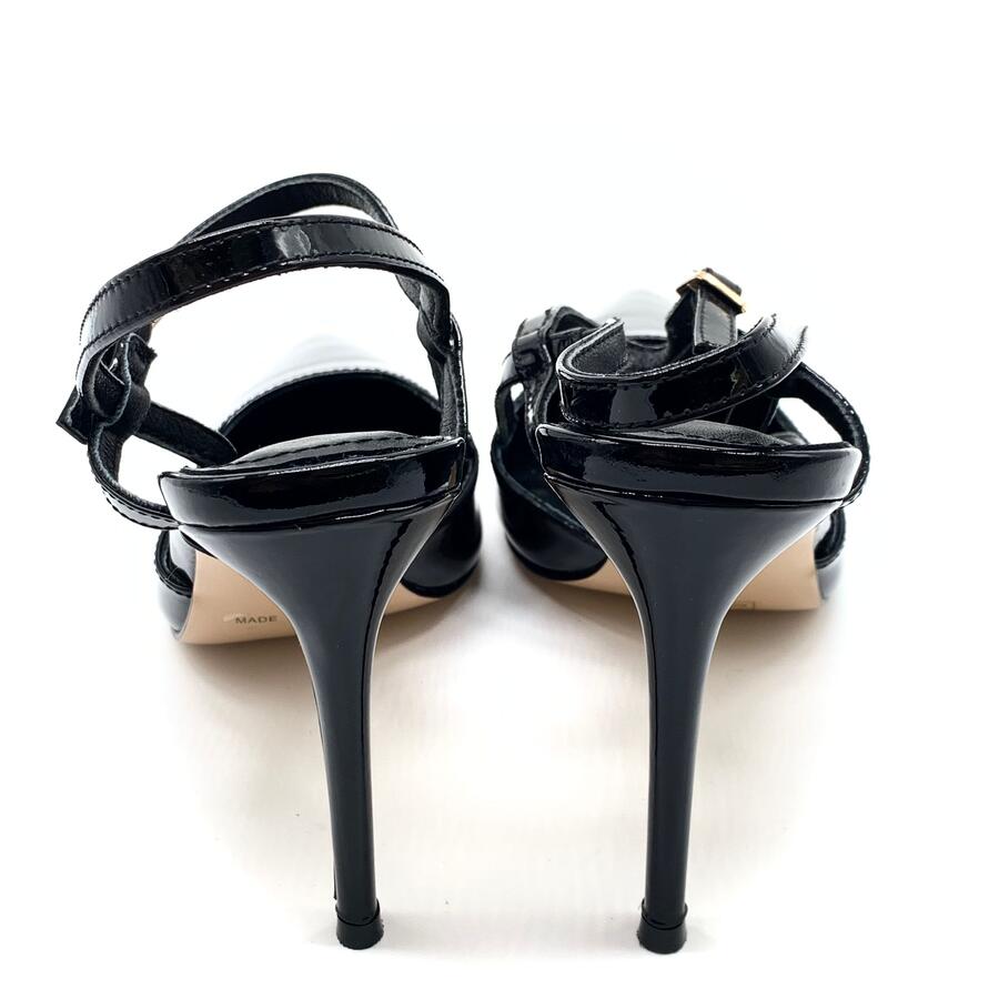 Nora slingback vernice nera