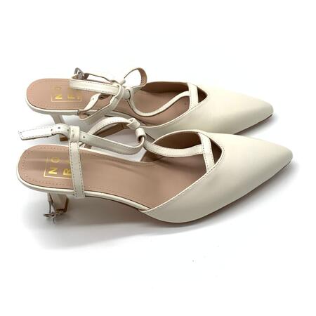 Nora slingback T nappa crema
