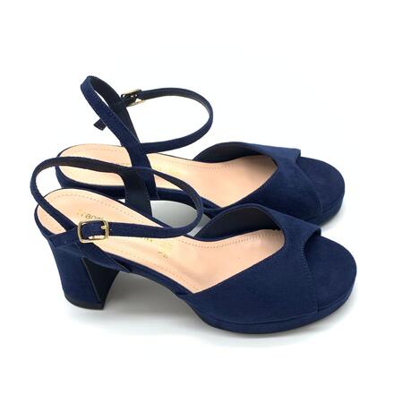 Francesco Milano sandalo siede blu navy 