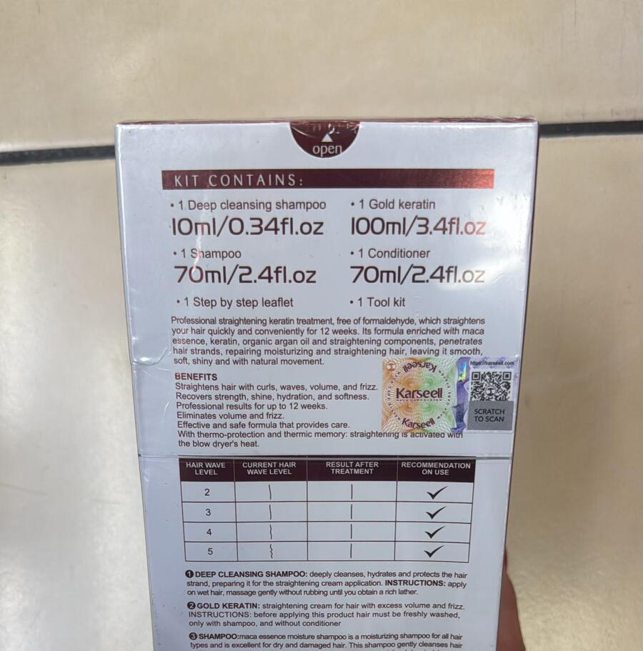 KARSEEL KIT DA 4 PEZZI [Conf. Da 3 kit ]