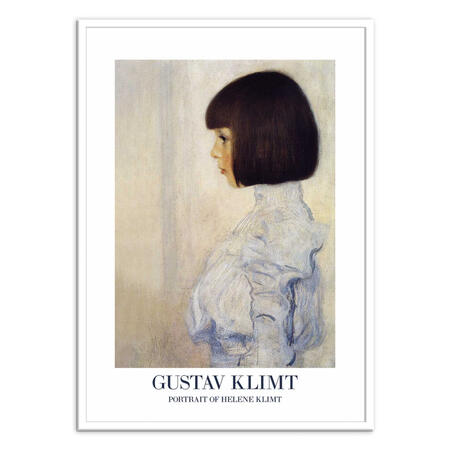 Wall Editions, Stampa Fine Art 30x40 cm: Portrait of Helene Klimt (1898) Poster - Gustav Klimt