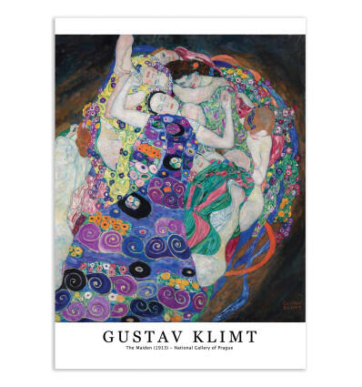 Wall Editions, Stampa Fine Art 30x40 cm: The Maiden 1913 - Gustav Klimt