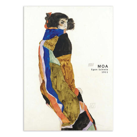 Wall Editions, Stampa Fine Art 30x40 cm: Moa, 1911 - Egon Schiele