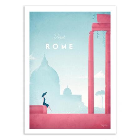Wall Editions, Stampa Fine Art 30x40 cm: Visit Rome - Henry Rivers