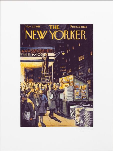 The New Yorker Covers Collection: ARTHUR GETZ - SMASH HIT THEATRE