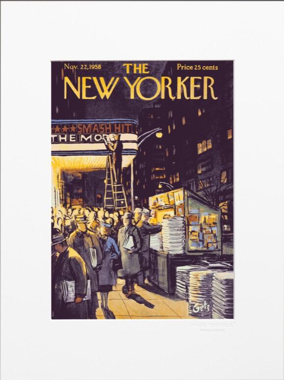 The New Yorker Covers Collection: ARTHUR GETZ - SMASH HIT THEATRE