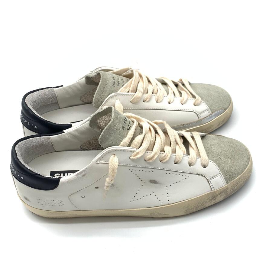 Golden Goose super-star wht/black
