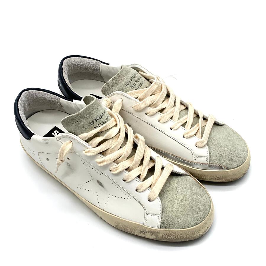 Golden Goose super-star wht/black