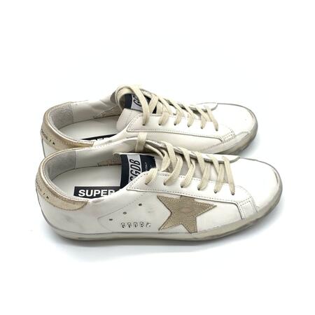 Golden Goose super-star wht/gold