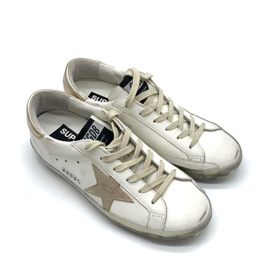 Golden Goose super-star wht/gold