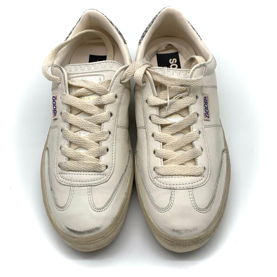 Golden Goose soul -star wht/silver glitter