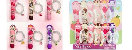 MINI TANGO FRUIT JUSTICE LIP BALM + BRACCIALE [Conf.da 24  pezzi]