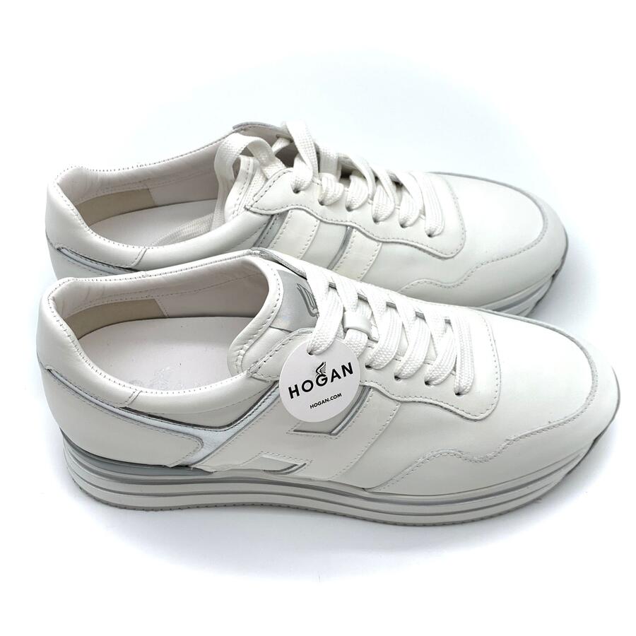 Hogan platform H wht/silver