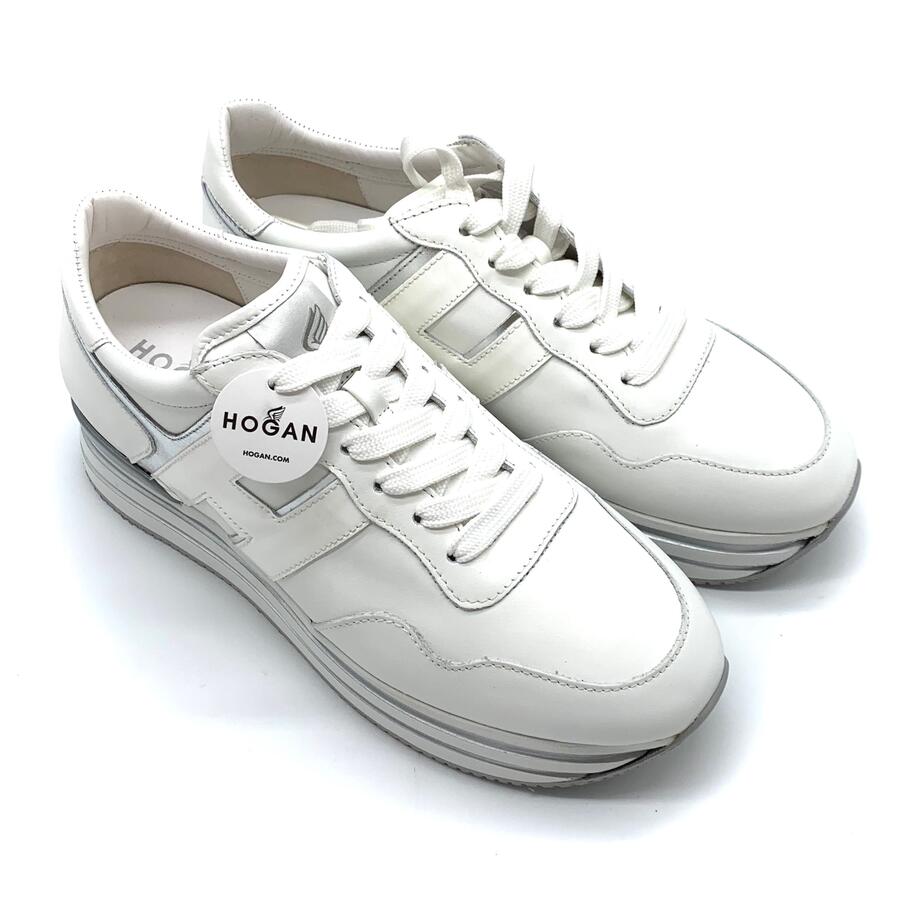 Hogan platform H wht/silver