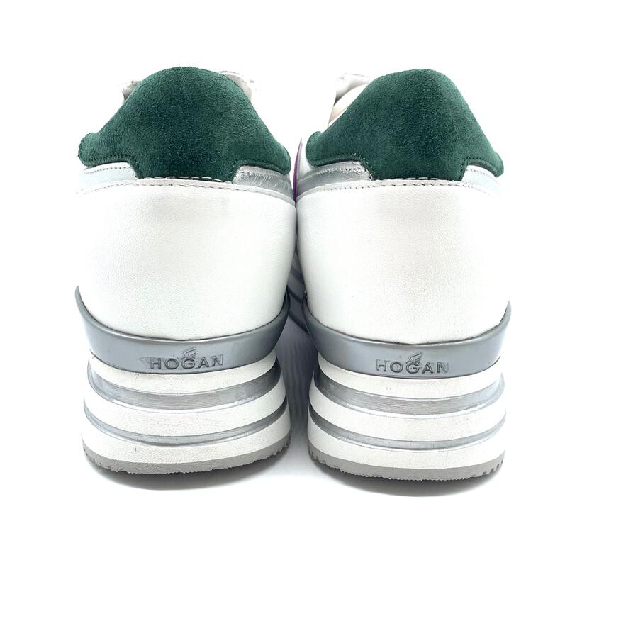 Hogan midi platform H wht/green/purple