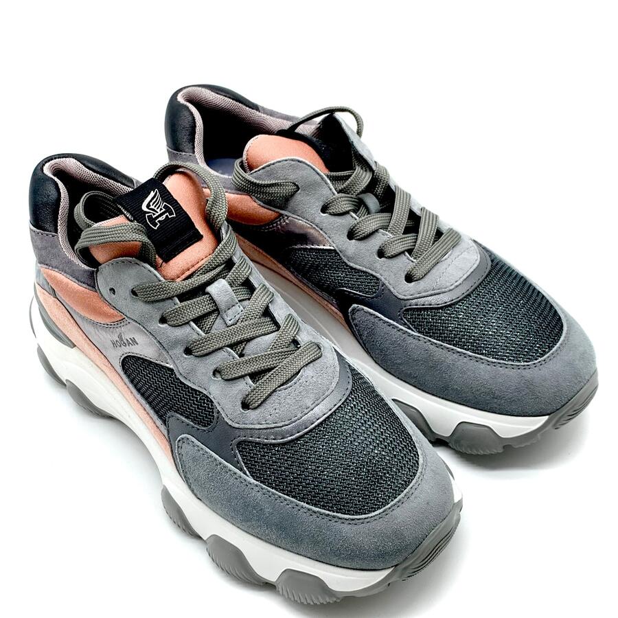 Hogan Hyperactive allacciata grey/pink/glitter