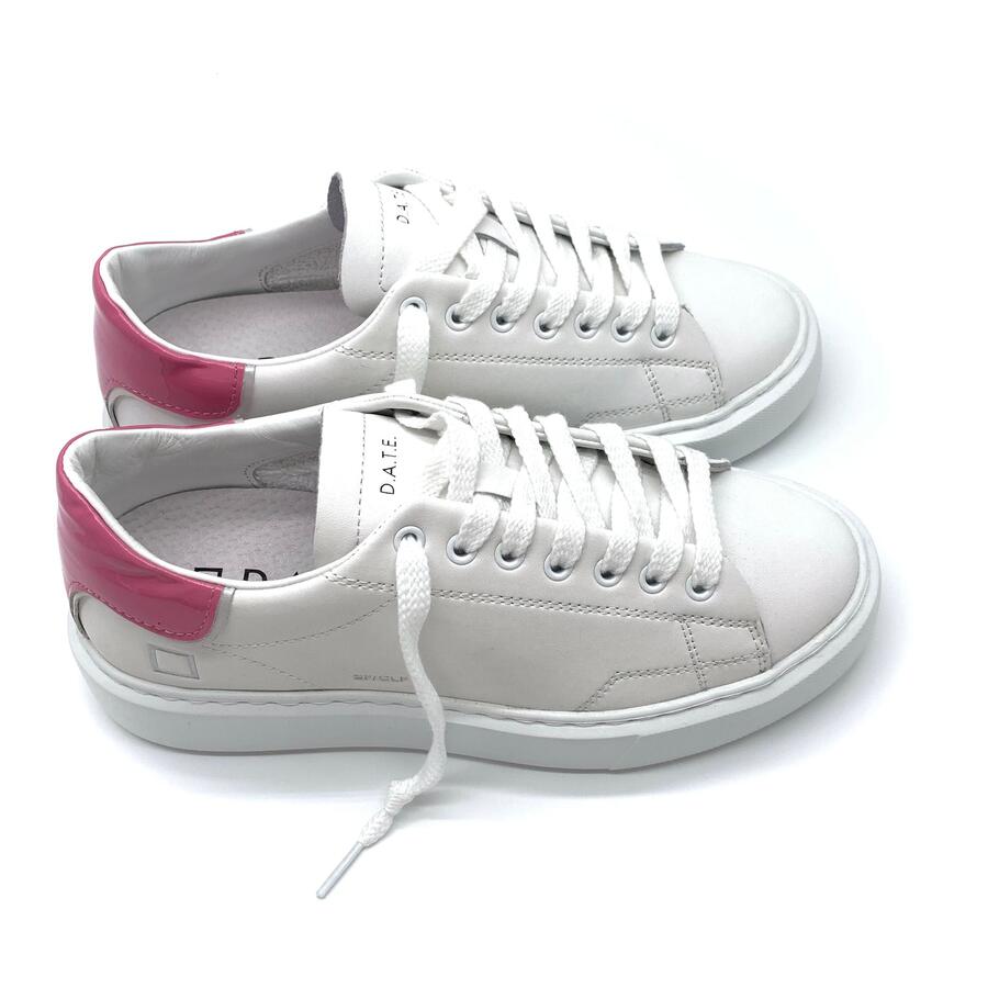 D.A.T.E. Sfera calf White/Pink