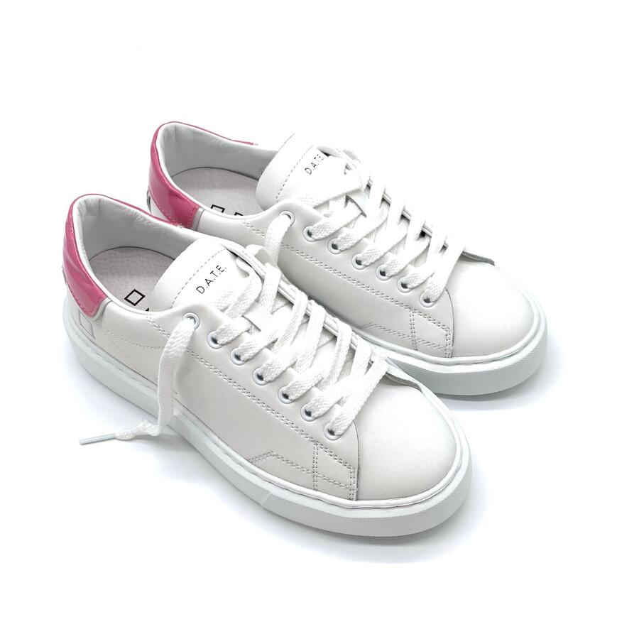 D.A.T.E. Sfera calf White/Pink