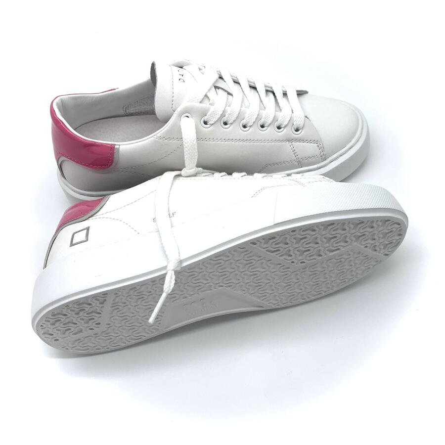 D.A.T.E. Sfera calf White/Pink