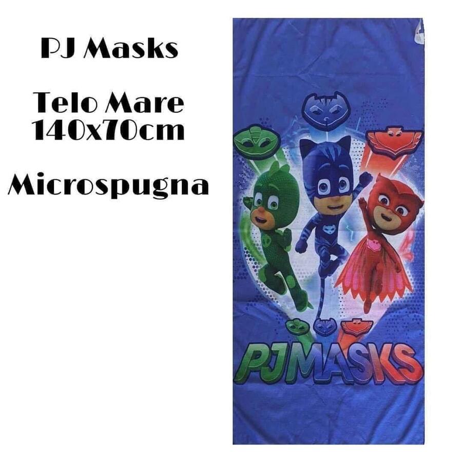 TELO MARE  PJ MASKS IN MICROFIBRA mis. 70x140 cm