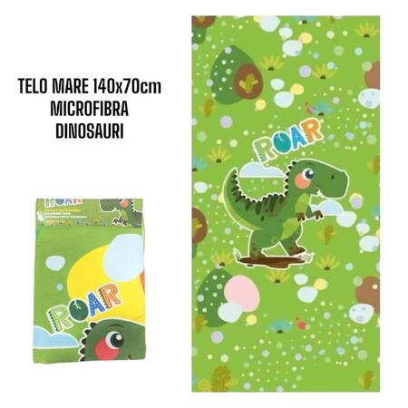 TELO MARE ROAR IN MICROFIBRA mis. 70x140 cm