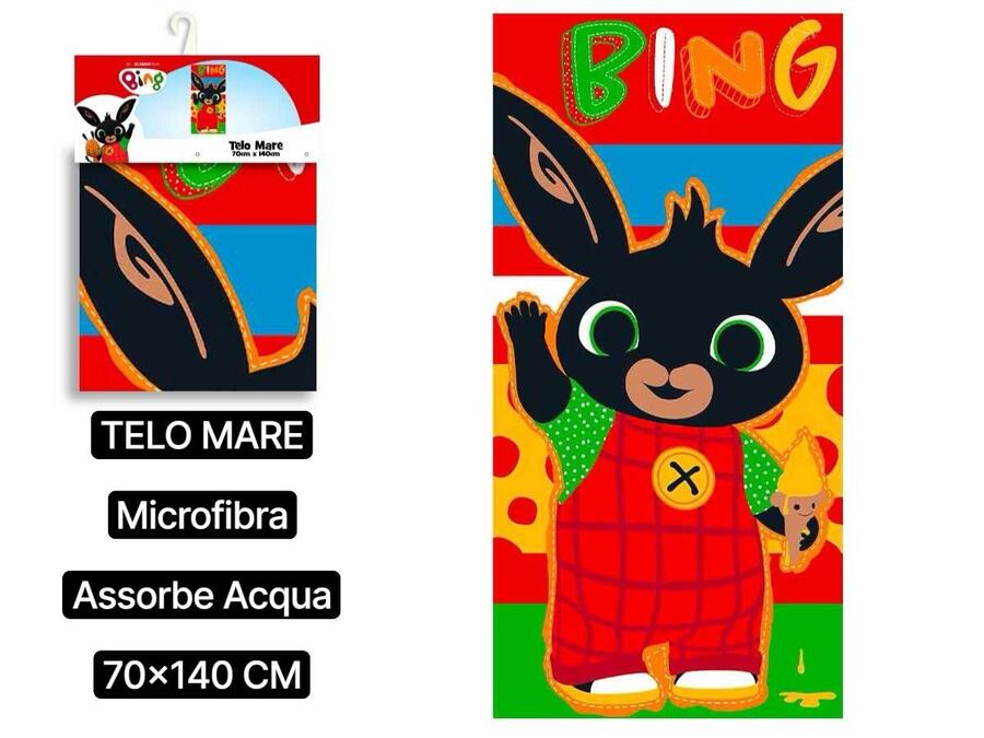 TELO MARE BING IN MICROFIBRA mis. 70x140 cm