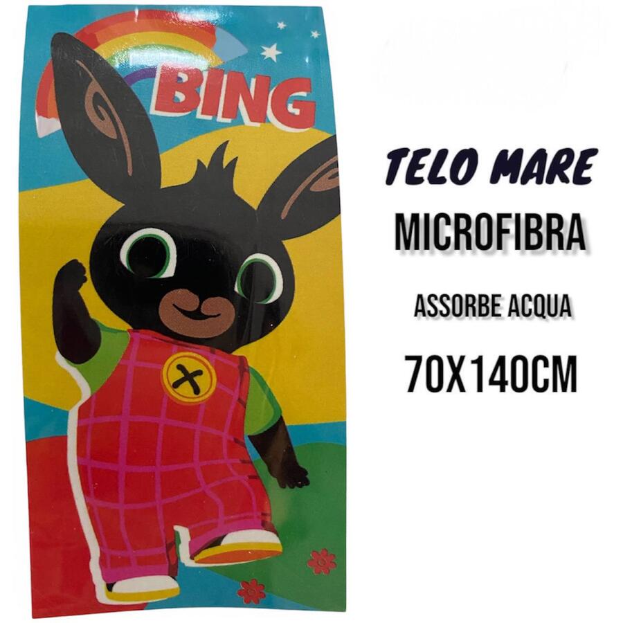 TELO MARE BING IN MICROFIBRA mis. 70x140 cm