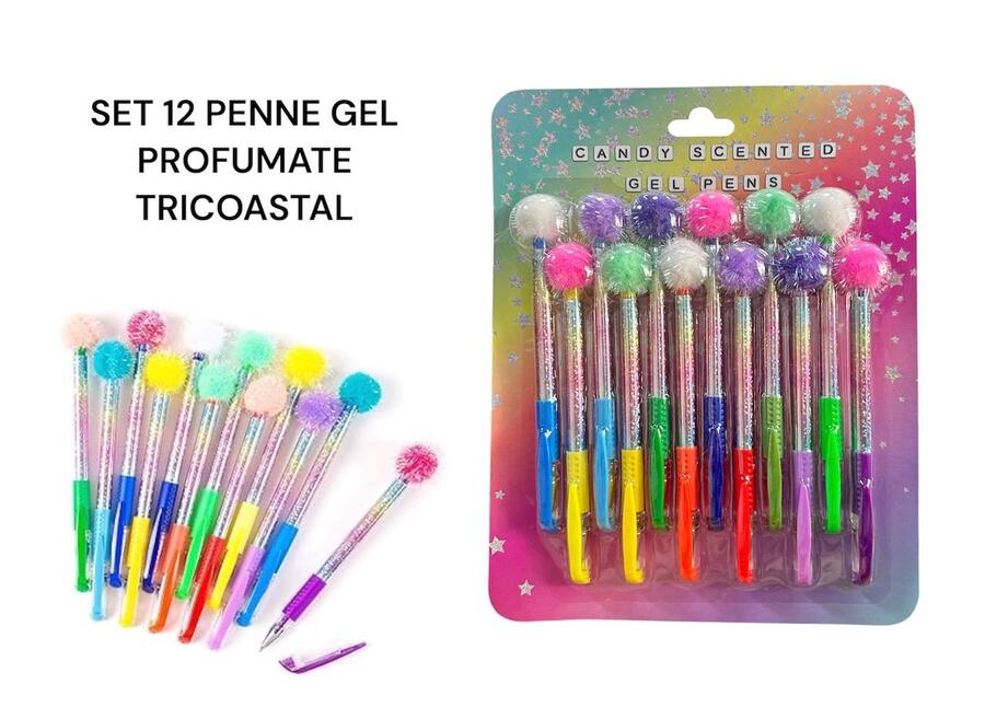TRICOASTAL SET 12 PENNE GEL PROFUMATE
 [Conf.da 6 set]
