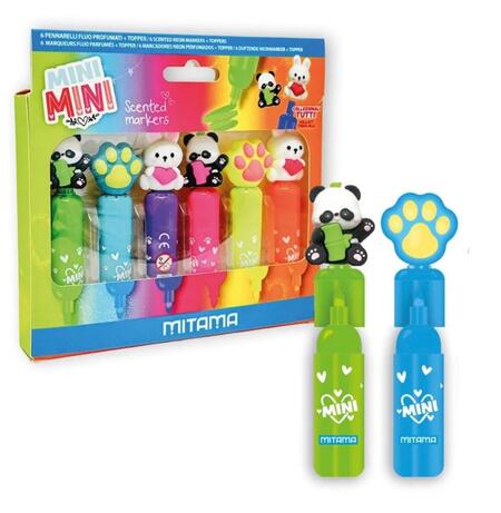 MITAMA  MINI PENNARELLI PROFUMATI
 [Conf.da 3 set da 6 pezzi]