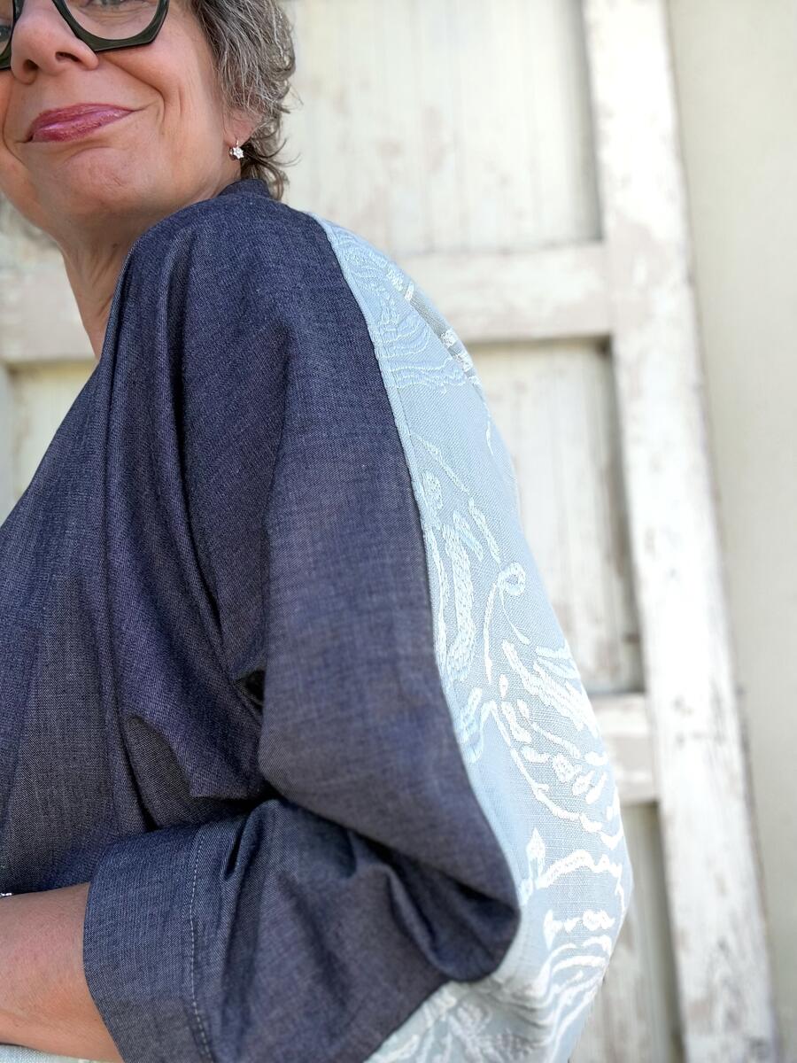 Kimono lino e cotone 