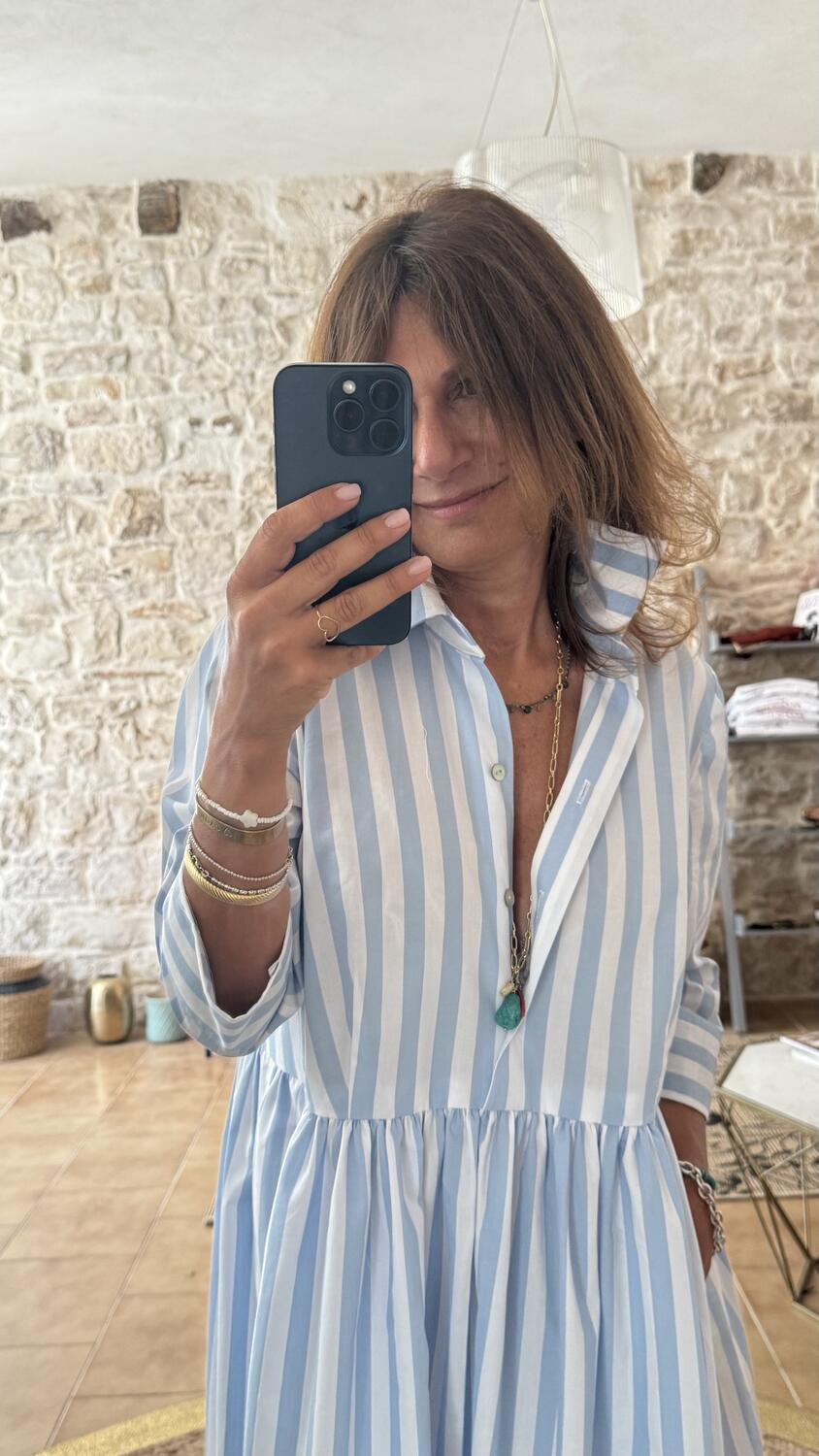 Maxi Abito Chemisier Lavinia