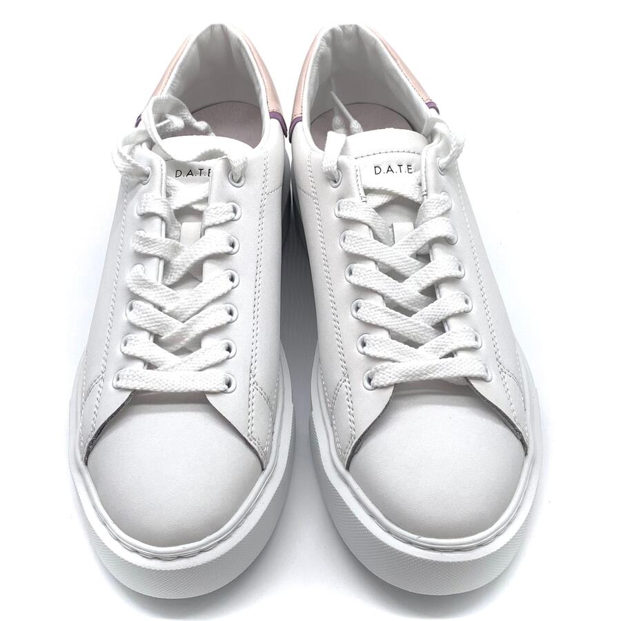D.A.T.E. Sfera calf White/rose