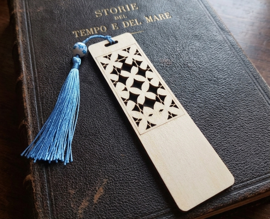 Segnalibro personalizzabile in legno_mod. 2