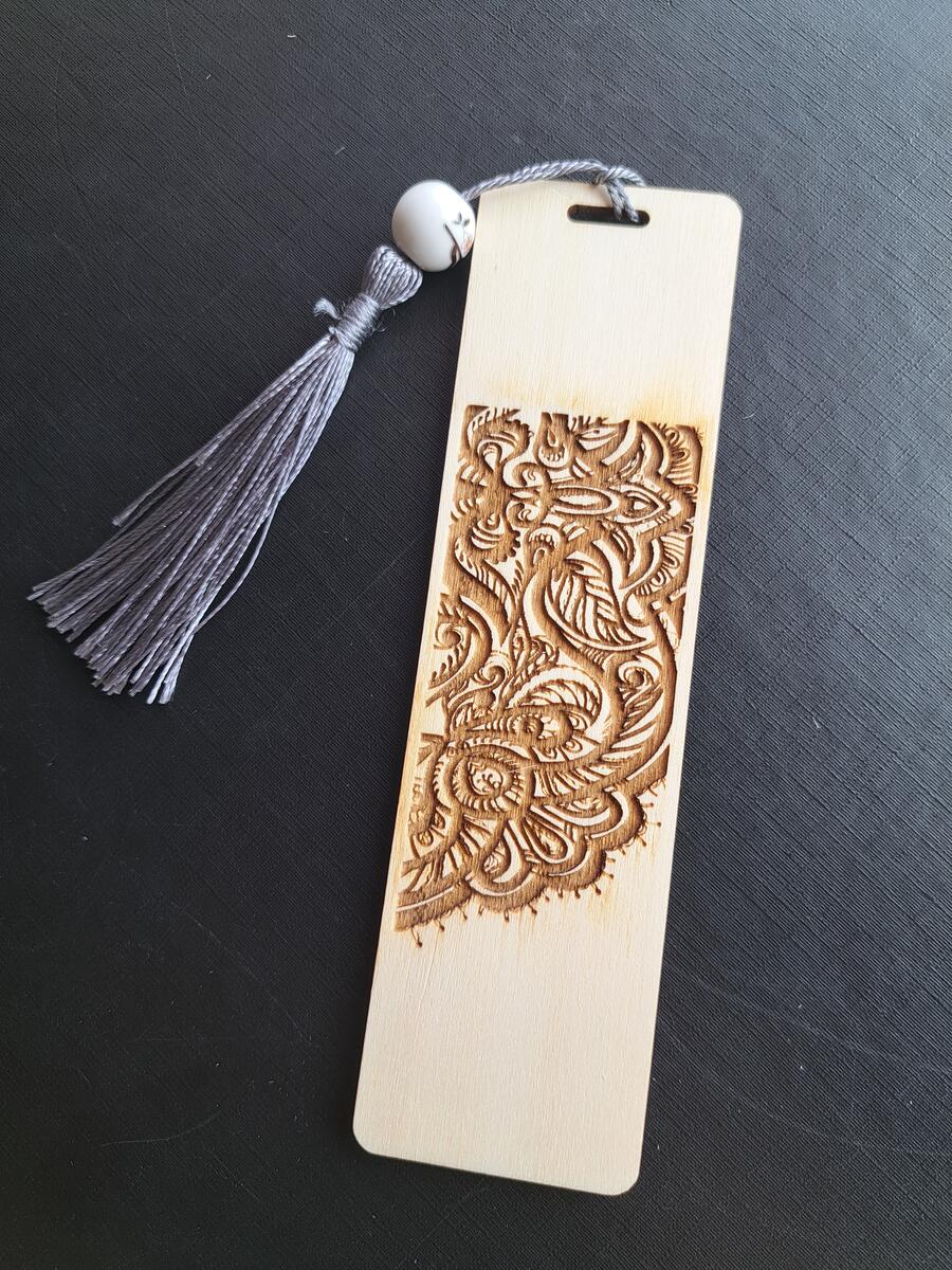 Segnalibro personalizzabile in legno_mod. 3