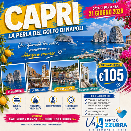 21 GIUGNO 2026 CAPRI 