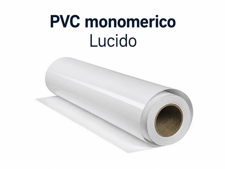 PVC Adesivo Lucido  Alta Opacità - Air Free -Alto Tack