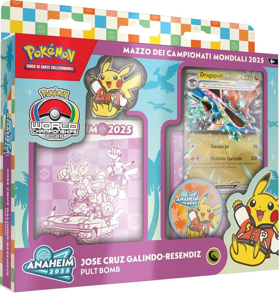 Pokémon: mazzo dei Campionati Mondiali 2025 del GCC Pokémon (Jose Cruz Galindo-Resendiz), Edizione in Italiano