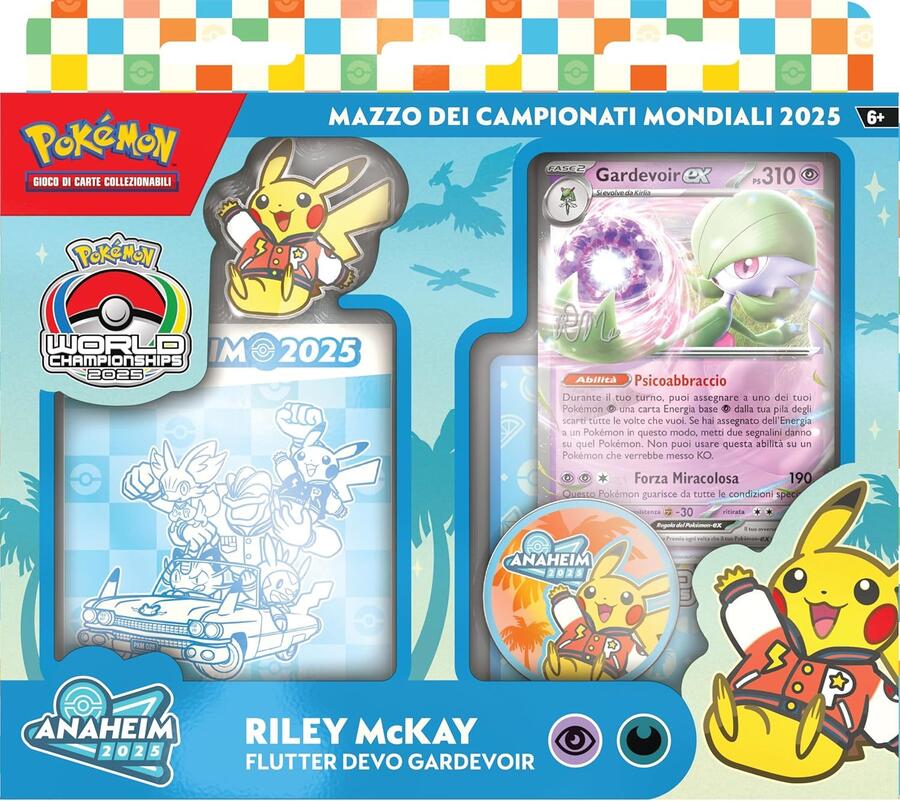 Pokémon: mazzo dei Campionati Mondiali 2025 del GCC Pokémon (Riley McKay), Edizione in Italiano