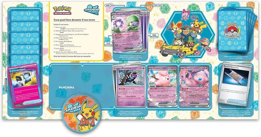 Pokémon: mazzo dei Campionati Mondiali 2025 del GCC Pokémon (Riley McKay), Edizione in Italiano