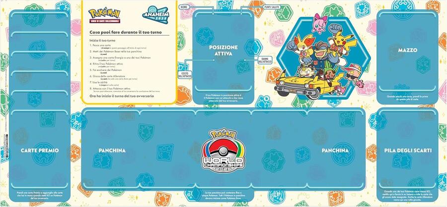 Pokémon: mazzo dei Campionati Mondiali 2025 del GCC Pokémon (Riley McKay), Edizione in Italiano
