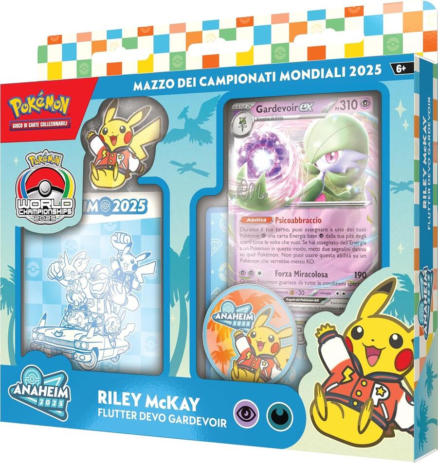 Pokémon: mazzo dei Campionati Mondiali 2025 del GCC Pokémon (Riley McKay), Edizione in Italiano