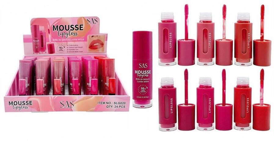 SAS MOUSSE LIPGLOSS [Conf. da 24 pezzi]
