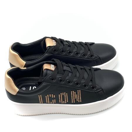 Icon nere/ gold strass