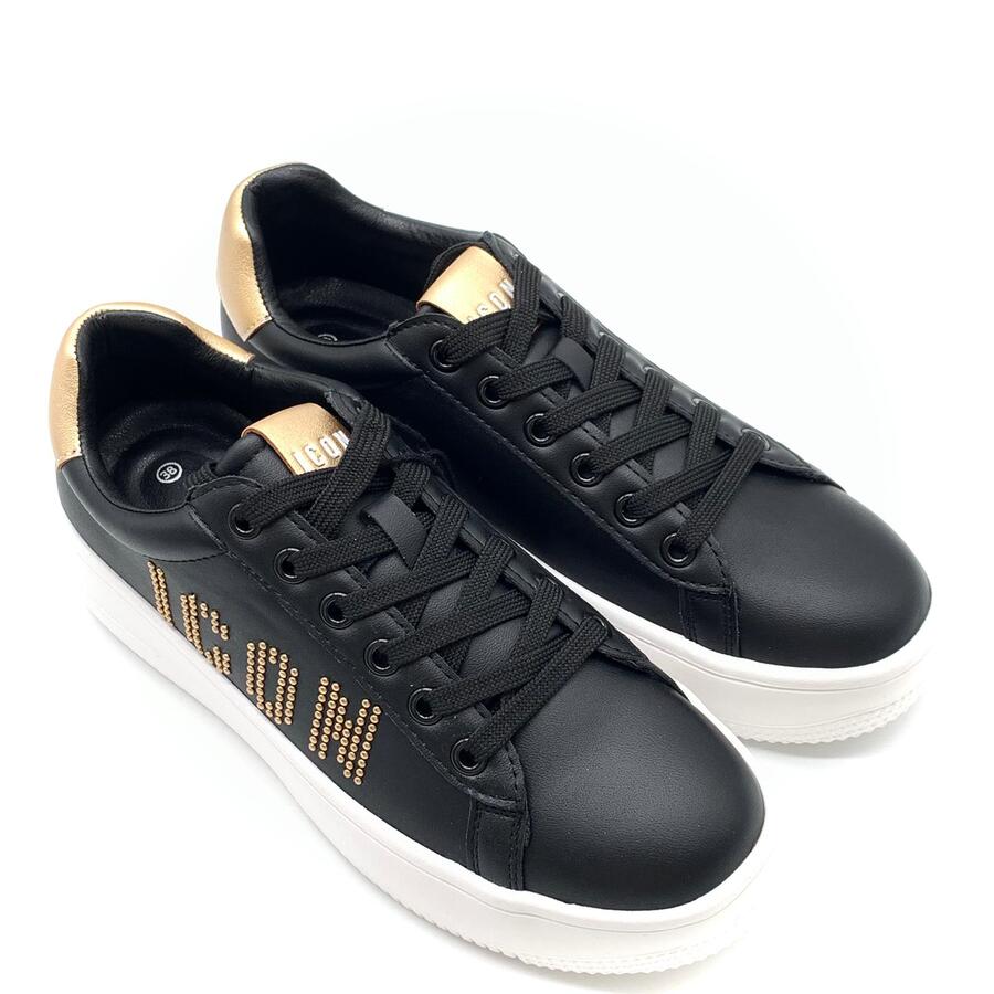 Icon nere/ gold strass