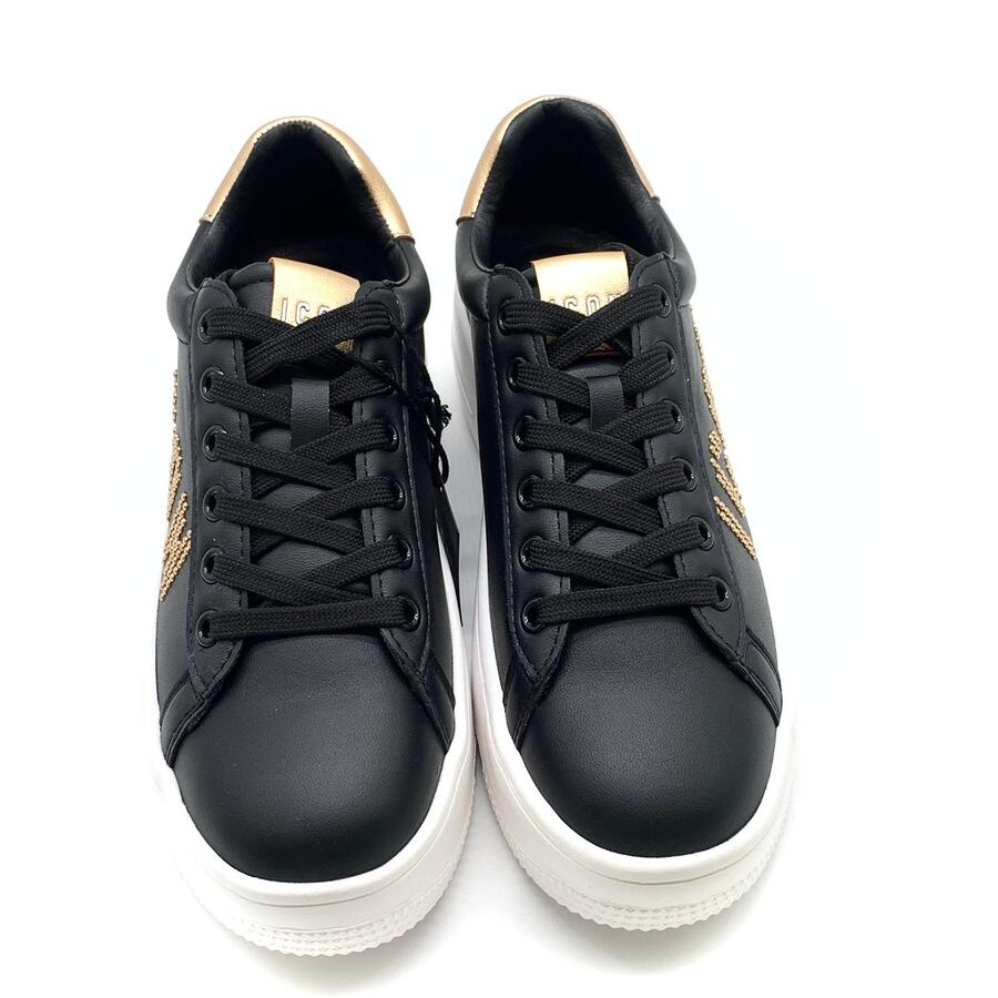 Icon nere/ gold strass