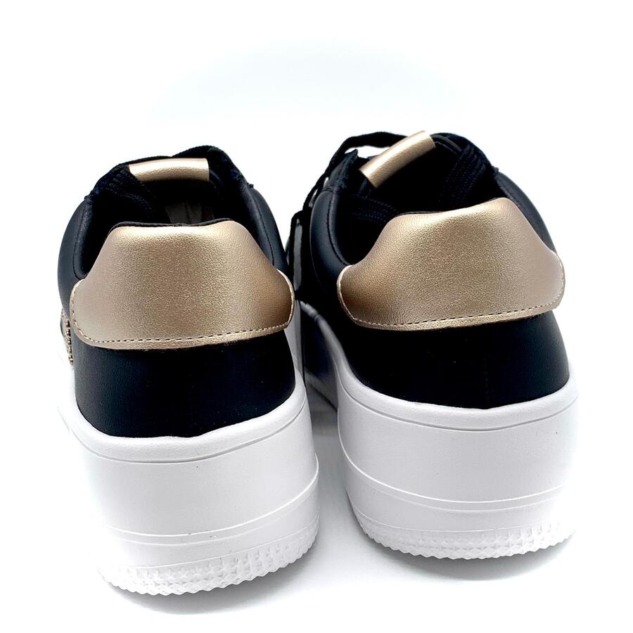 Icon nere/ gold strass