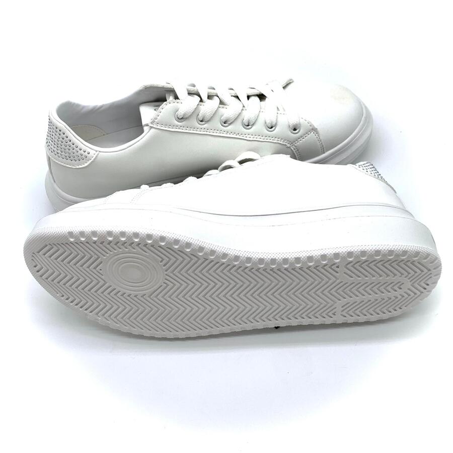Icon wht/ silver strass 